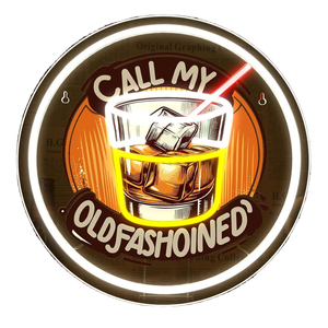 Letrero LED de Neón para Club de Degustación de Vino, Luces Nocturnas para Bar de Música, Decoración de Fiesta, Ideas de Regalo, Decoración de Pared, Llamar a My Old Fasion, Letrero de Neón - Product Image 1