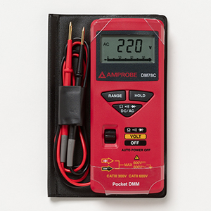 มัลติมิเตอร์ขนาดเท่าบัตรเครดิต ยี่ห้อ Amprobe รุ่น DM78C ของแท้ใหม่แกะกล่อง - Product Image 1