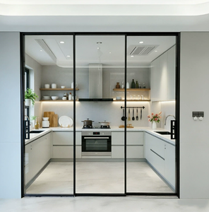 Puerta corredera y ventana con aislamiento térmico extremadamente estrechas para edificios de oficinas, que ahorran energía y admiten personalización - Product Image 3