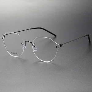 <span class=keywords><strong>Gafas</strong></span> <span class=keywords><strong>de</strong></span> Lujo <span class=keywords><strong>de</strong></span> Marca: Lentes Ópticas, Compra <span class=keywords><strong>Gafas</strong></span> en Línea, Monturas <span class=keywords><strong>de</strong></span> <span class=keywords><strong>Gafas</strong></span> Ópticas sin Aro para Mujer - Product Image 3