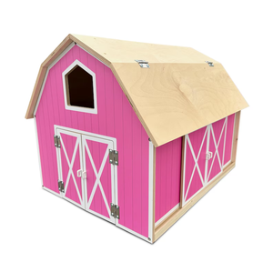 FSC Jouet en bois pour enfants, fait à la main, grange en bois, ferme, grange, animaux, figurines en bois, cheval, ferme stable, ensemble jouets - Product Image 2