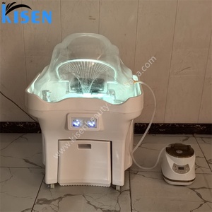 Lit de spa japonais Kisen Beauty Salon et bol de massage portable, lavabo de shampoing avec 2 réservoirs - Product Image 6