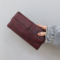 Dompet panjang wanita model baru, dompet panjang wanita dengan desain unik, dompet trendi dan kapasitas tinggi