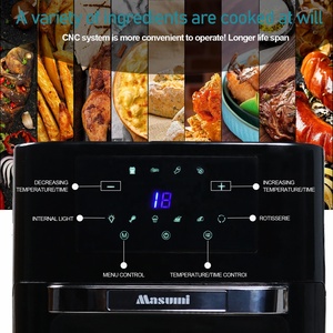 2025 mới nhất 11L công suất lớn thông minh Nồi chiên không khí đa chức năng màn hình cảm ứng sâu kỹ thuật số dầu-miễn phí điện nhựa hộ gia đình - Product Image 5