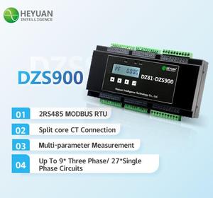 <span class=keywords><strong>3</strong></span> Fazlı <span class=keywords><strong>IoT</strong></span> Tabanlı Akıllı Enerji Sayacı Modülü DZS900 HEYUAN 0.5 Hassasiyet Sınıfı RS485*2 Arayüzlü Sola Sistem Uyumlu Sayıcı - Product Image 3