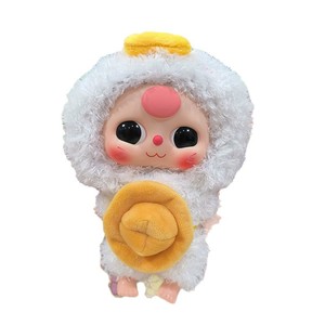 Porte-clés en peluche pour enfants de 2 à 4 ans, thème contes de fées, animaux en peluche doux, coffret cadeau de 8 pièces par boîte - Product Image 5