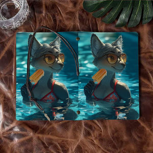 Cuaderno de oficina hecho a mano A6, papel Vintage grueso, regalo Ideal <span class=keywords><strong>para</strong></span> adultos que trabajan con gafas de sol de zorro, <span class=keywords><strong>Bikini</strong></span> de paletas impreso en - Product Image 6