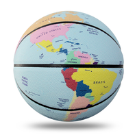Ballon de basketball Sanhuan Sports thermocollé intérieur/extérieur taille 7 en PU, personnalisable avec logo et impression numérique pour l'entraînement et les matchs