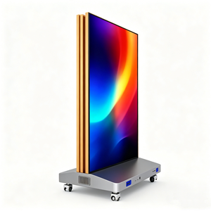US Standard P1.53mm HD Foldable <b>LED</b> Poster Screen CE Certified Seamless Splicing Dynamic Graphics Advertising Screen - Product Image 1