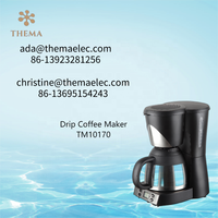 Thema CKD SKD temporizador Digital Control programable automático Anti goteo 1000W mantener caliente 1.8L 12 15 Taza Termo cafetera de goteo