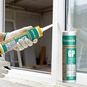 Sellador <span class=keywords><strong>de</strong></span> <span class=keywords><strong>Silicona</strong></span> Acética Transparente Blanco <span class=keywords><strong>de</strong></span> Alta Viscosidad, Impermeable y Anticorrosivo para Ventanas y Marcos <span class=keywords><strong>de</strong></span> Vidrio <span class=keywords><strong>de</strong></span> Secado Rápido - Product Image 3