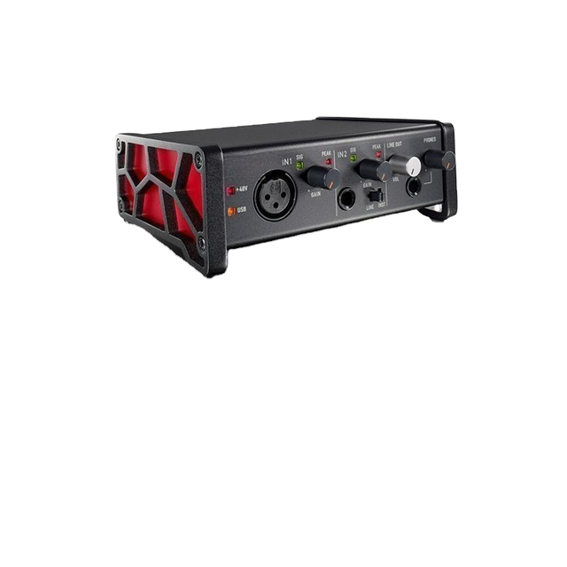 Versatile Audio Interface With 2 Inputs (1 Mic/1 Line) and a USB-C Port for Guitar/vocal Recording Musician