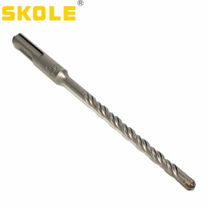 Punta per Trapano Elettrico SDS Plus con Punta a Croce, Lunga Durata, per Foratura Completa, HRC48-50, Scanalatura S4, Acciaio 40cr - Product Image 5