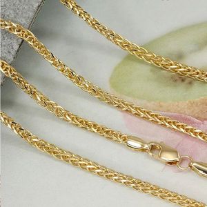 Xinfly 18K Yellow Gold Chain <b>Necklace</b> Trendy Au750 <b>Solid</b> Real Chopin Clavicle Bulk Sale New Design Fine Chains - Product Image 5