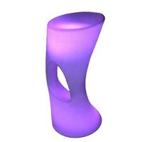 Chaise de bar LED de luxe à énergie solaire, tabouret lumineux pour mobilier de boîte de nuit, jardin, patio, mariages, événements, sièges lumineux