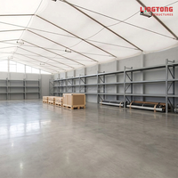 Carpa de Almacenamiento Industrial con Estructura de Aluminio de 10x30m, Estructura Temporal Grande Impermeable