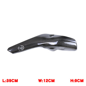 Cache-tuyau d'échappement en fibre de carbone véritable haute qualité <span class=keywords><strong>2022</strong></span>+ pour Yamaha <span class=keywords><strong>MT10</strong></span> – Pièce de modification de carénage moto - Product Image 4