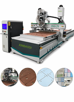 Componentes de Soporte para Máquina CNC de Alta Rigidez con ATC y Husillo de 9kW para Línea de Producción de Madera/MDF