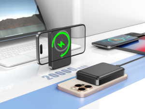 Chargeur portable ultra fin, mini, magnétique, sans fil, avec charge rapide PD20W, <span class=keywords><strong>batterie</strong></span> <span class=keywords><strong>externe</strong></span> 10000 mAh, charge rapide - Product Image 5