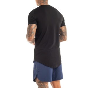 Camiseta Deportiva de Algodón 100% para Hombre, con Estampado Personalizado al por Mayor, Precio de Fábrica, Dobladillo Curvo, Essentials180gsm, Camiseta Básica para Fitness - Product Image 6