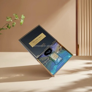 100% Biodegradable Custom Design Square <b>Box</b> Cosmetic Tray and Sleeve <b>Box</b> With Drawer Packaging for Perfume - Product Image 1