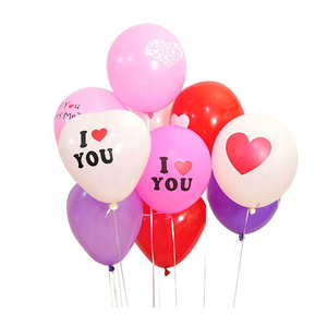Vuoi sposarmi/appena sposato/Mr e Mrs/ti amo/palloncino Globo in lattice con cuore stampato ad elio per la decorazione di nozze - Product Image 6