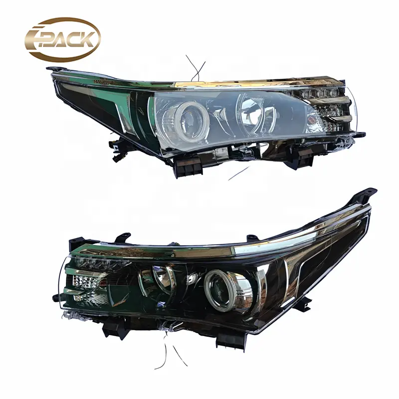 I-Pack Auto Part LED Head Lamp Car Head Light 81185-02F60 81145-02F60 For Corolla 2014 LED Eye Angel HID Headlight