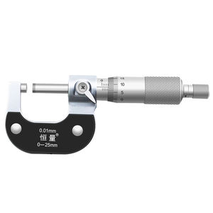 Zeer Nauwkeurige Industriële Spiraalmicrometer Roestvrijstalen Diktemeter Met Verchroomde Buitendiameter <span class=keywords><strong>Micrometer</strong></span> - Product Image 2