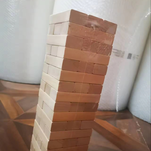 Khối gỗ xếp chồng TUMBLING tháp tự nhiên sụt giảm GỖ THÁP Trò chơi giáo dục xếp chồng đá tùy chỉnh - Product Image 1