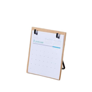 Sugikawa Wooden Desk <b>Calendar</b> Stand Table <b>Calendar</b> With Iron Support Office Desktop Decorative <b>Calendar</b> Ornament - Product Image 5