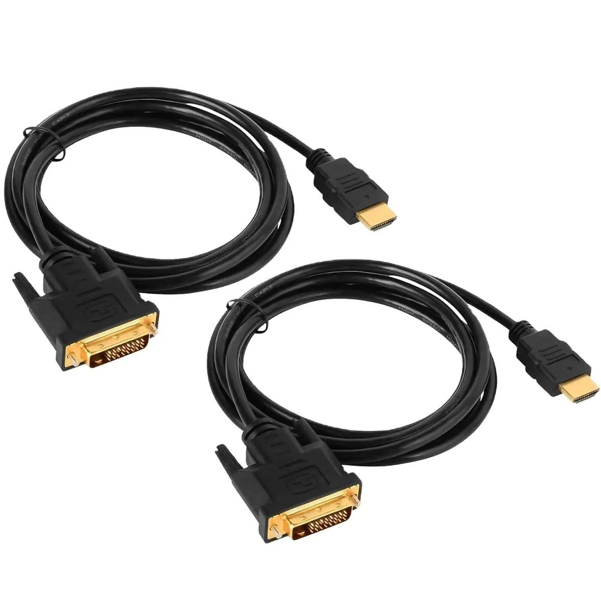 Cabo HDMI DVI 24+1 de alta velocidade para computador HDTV, etc., adaptador de venda de fábrica