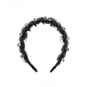 2026 Hot Selling Popular Niche Design <b>Black</b> Acrylic <b>Hairband</b> Temperamental Women's Hairbands Fashionable Headwear Wholesale - Product Image 4