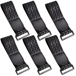 Correas de Sujeción Ajustables con Gancho y Bucle, Cintas Elásticas Suaves con Hebilla, Correas de Silicona Antideslizantes con Gancho y Bucle - Product Image 3