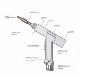 ONA SUP23T/23S New Handheld Laser <b>Welding</b> <b>Torch</b> with Signal Line Accessories for <b>Welding</b> Machines Laser Equipment Parts - Product Image 2
