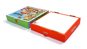 Caja de pizza barata al por mayor, caja de embalaje de pizza corrugada de fábrica china, caja de pizza con logotipo impreso - Product Image 5