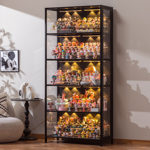 Armoire en acrylique en bambou de conception moderne faite à la main pour la maison salon produits cosmétiques et étagère de rangement d'affichage Lego - Product Image 2