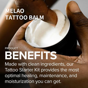 MELAO OEM Kit Cura Tatuaggio Senza Siliconi e Senza Profumo Crema Balsamo Lozione Leggera per Uso Quotidiano in Studi di Tatuaggi - Product Image 4