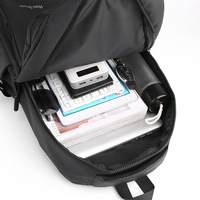 Sac à dos pour ordinateur portable de style nouveau, pour les voyages en plein air, les trajets quotidiens et l'école, en nylon respirant, imperméable, avec harnais à coussin d'air