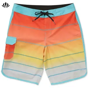 100% 폴리 에스터 수영 트렁크 남자 보드 반바지 비치 착용 승화 인쇄 Boardshorts 빠른 건조 수영 반바지 도매 캐주얼