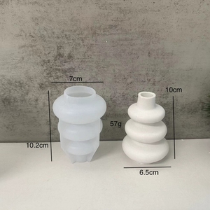 Stampi in Silicone per Vasi Circolari Grandi e Piccoli, Stampi per Gesso e <span class=keywords><strong>Resina</strong></span> <span class=keywords><strong>Epossidica</strong></span>, per Creazioni Artigianali e <span class=keywords><strong>Gioielli</strong></span> - Product Image 4