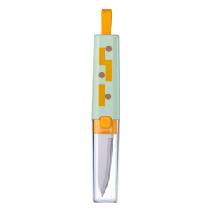 Geometric 2 In 1 Fruit Knife Peeler Multi Functional Portable Household Tool 7.1 Cm Blade Length - Product Image 2