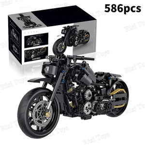 ShuangGao 60502, Modelo Técnico de Motocicleta a Escala 1:8, Juguete de Bloques de Construcción <span class=keywords><strong>para</strong></span> Niños, Regalo, 586 Piezas - Product Image 6