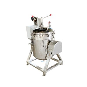 Industrial Gas Steam Jacketed Cooking Pot Kettle Mixing Feature for Bakery Use High Pressure <b>Boiler</b> Food Grade Stainless Steel - Product Image 2