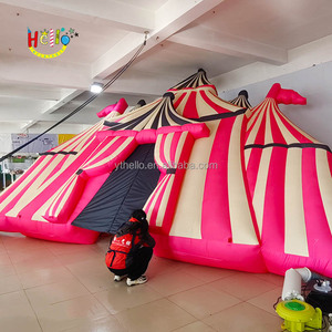 Carnaval puesta en escena <span class=keywords><strong>Fondo</strong></span> inflable arco de <span class=keywords><strong>circo</strong></span> inflable rosa - Product Image 4