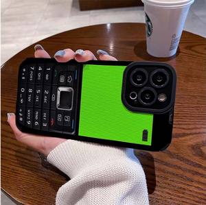 เคสโทรศัพท์มือถือหนังเทียมพิมพ์ลายเต็มหน้า<span class=keywords><strong>จอ</strong></span>สีเขียวสำหรับ <span class=keywords><strong>iPhone</strong></span> 6 <span class=keywords><strong>7</strong></span> 8 x XR XS 11 12 13 14 15 16 17 PRO MAX - Product Image 3