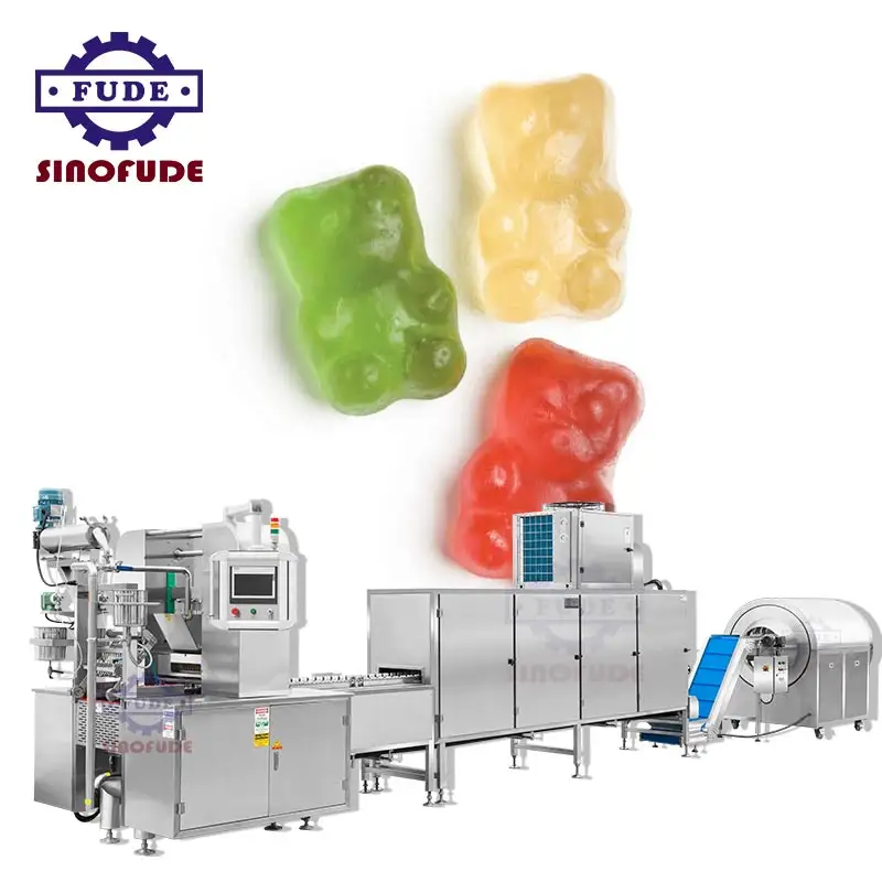 Christmas Santa gummy candy making machine holiday sweets production line