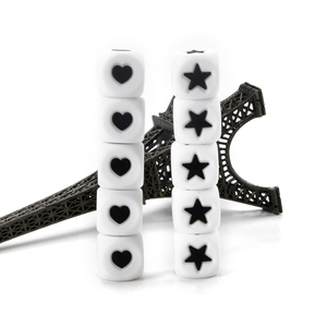 <span class=keywords><strong>Cadena</strong></span> de <span class=keywords><strong>Chupete</strong></span> con <span class=keywords><strong>Nombre</strong></span> Personalizado DIY de 12 mm, Cuentas de <span class=keywords><strong>Silicona</strong></span> con Números del 0 al 9 para Bebés - Product Image 6