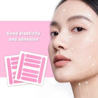 Bandes de lifting du visage de forme ovale bande de lifting du visage patchs de lifting instantanés pour la peau affaissée, les bajoues, les yeux, le double menton