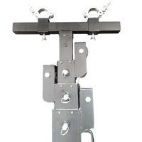Support d'éclairage de scène modulaire pliable et portable en fer de 6,5 m avec manivelle pour spectacles et concerts