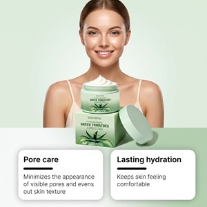 Crème hydratante douce pour le visage, nettoyage en profondeur des pores, rafraîchissante, hydratante, soin quotidien de la peau, ingrédients naturels doux - Product Image 4